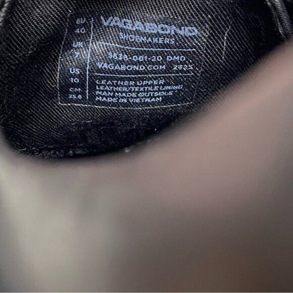 Vagabond Jaclyn Monk Balck Leather Shoe 10 - Picture 12 of 15